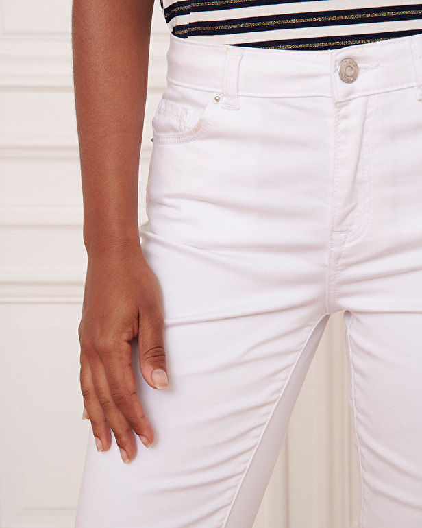 Jean Joly Jean slim blanc ZAPA