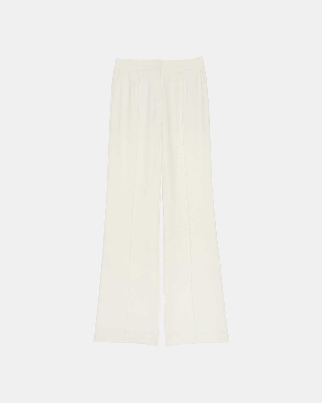 Pantalon Pervenche Pantalon large en cr&ecirc;pe &eacute;cru ZAPA