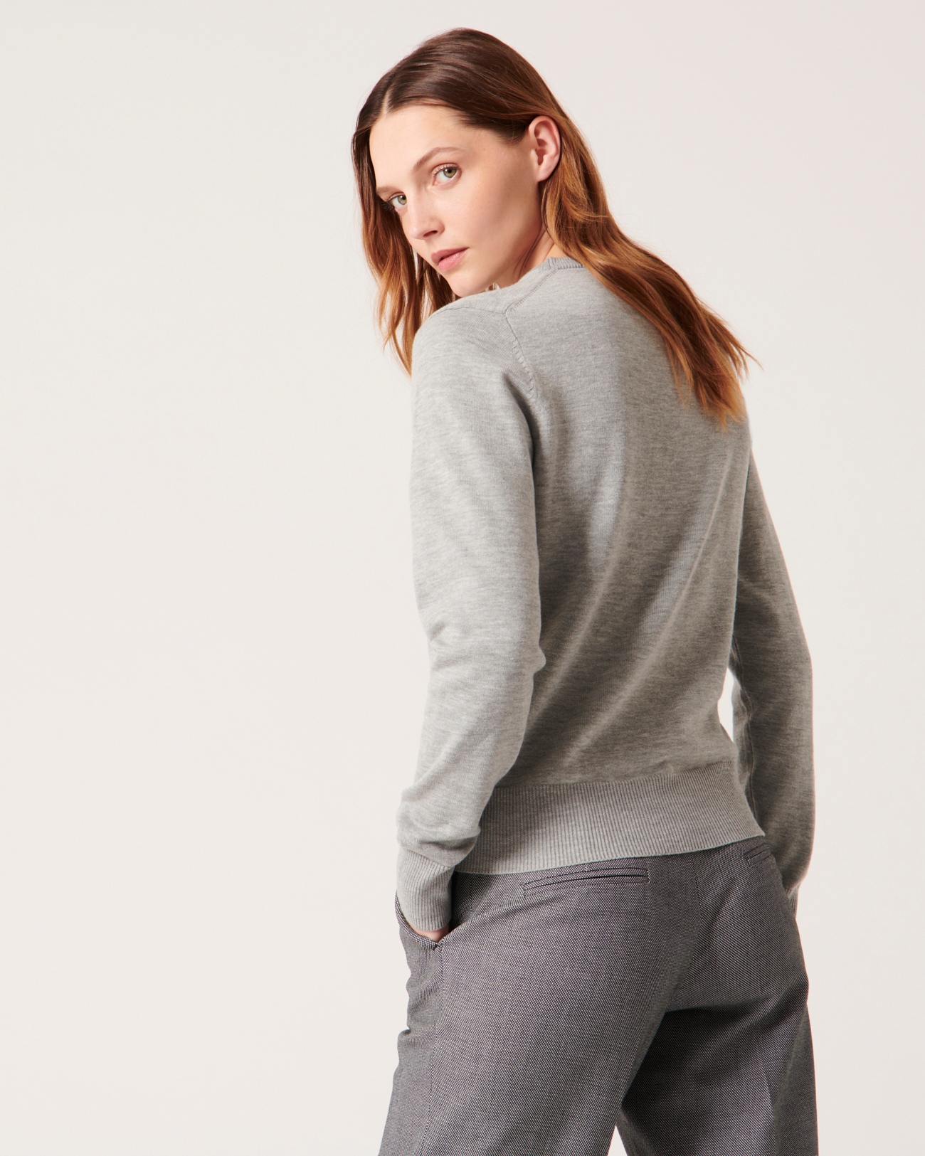Pull Puccino Pull &agrave; manches longues noisette ZAPA