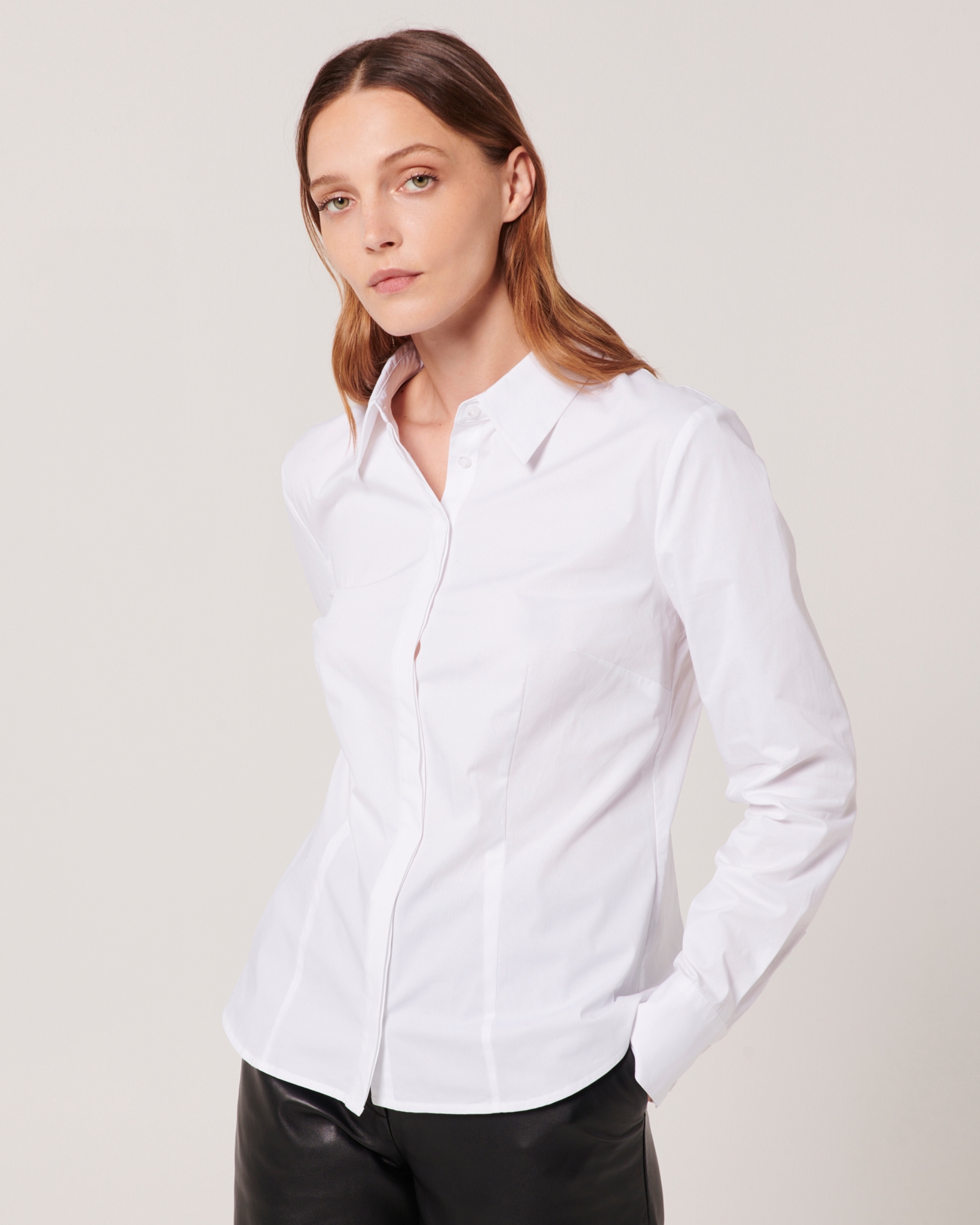 Chemise Camille Chemise en popeline blanche ZAPA