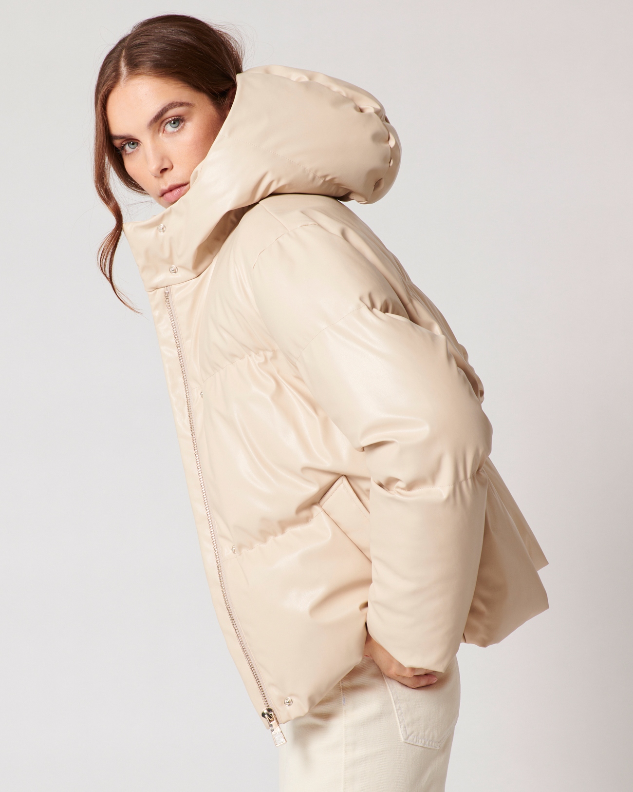 Doudoune Ditto Doudoune beige ZAPA