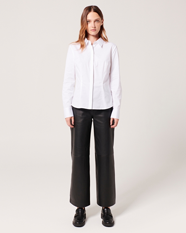 Chemise Camille Chemise en popeline blanche ZAPA