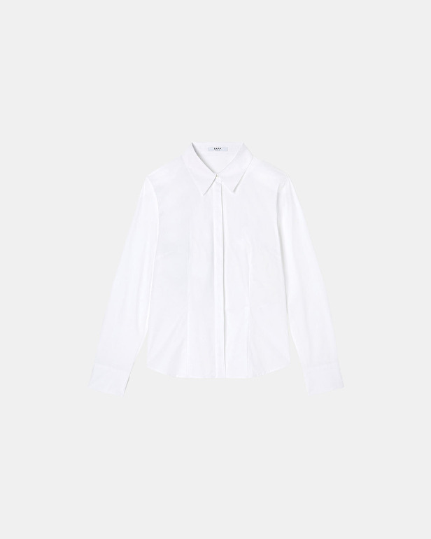 Chemise Camille Chemise en popeline blanche ZAPA