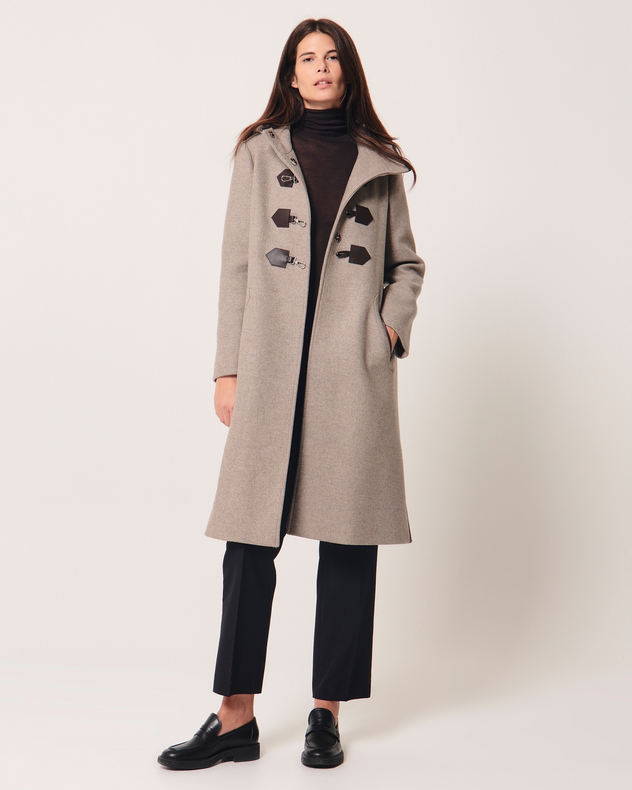Duffle-coat Misao Manteau long beige ZAPA