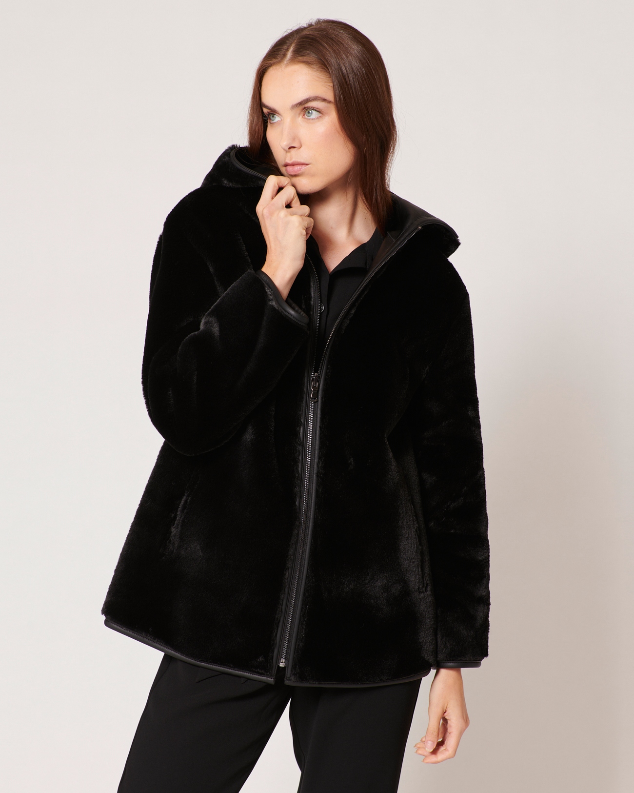 Manteau Milora Manteau court noir ZAPA