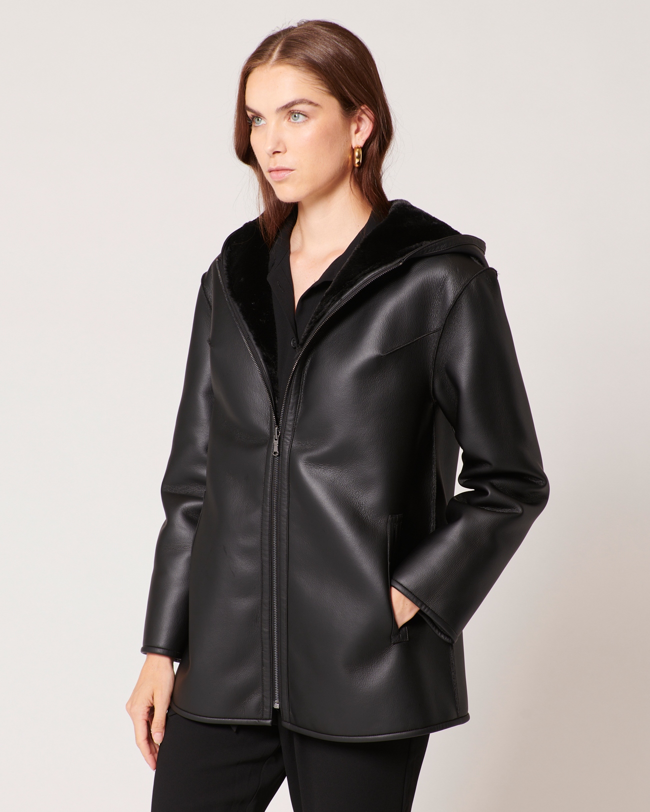 Manteau Milora Manteau court noir ZAPA