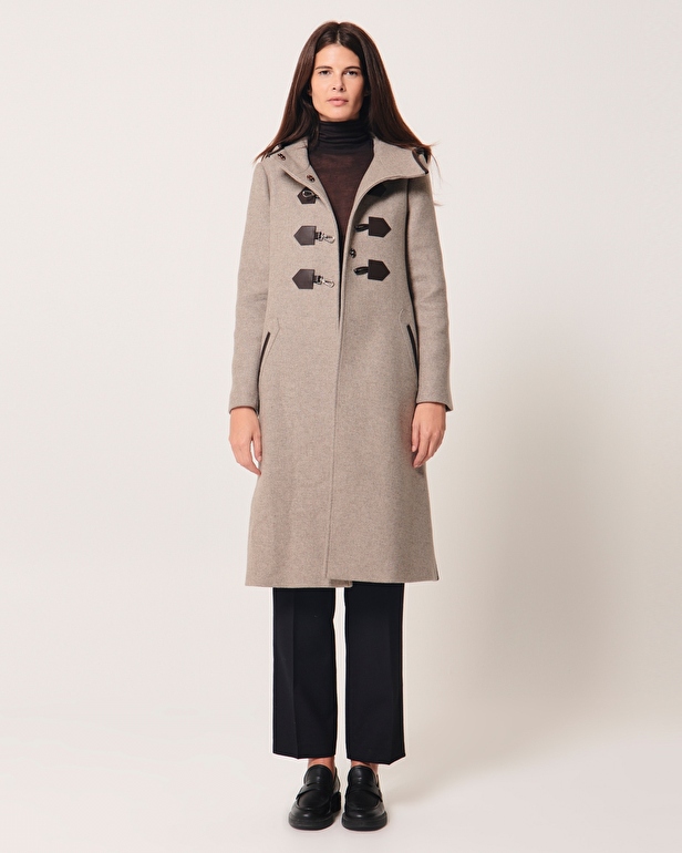 Duffle-coat Misao Manteau long beige ZAPA