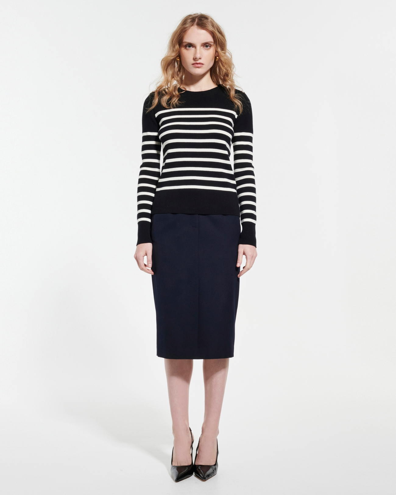 Pull Natacha Pull &agrave; rayures ZAPA