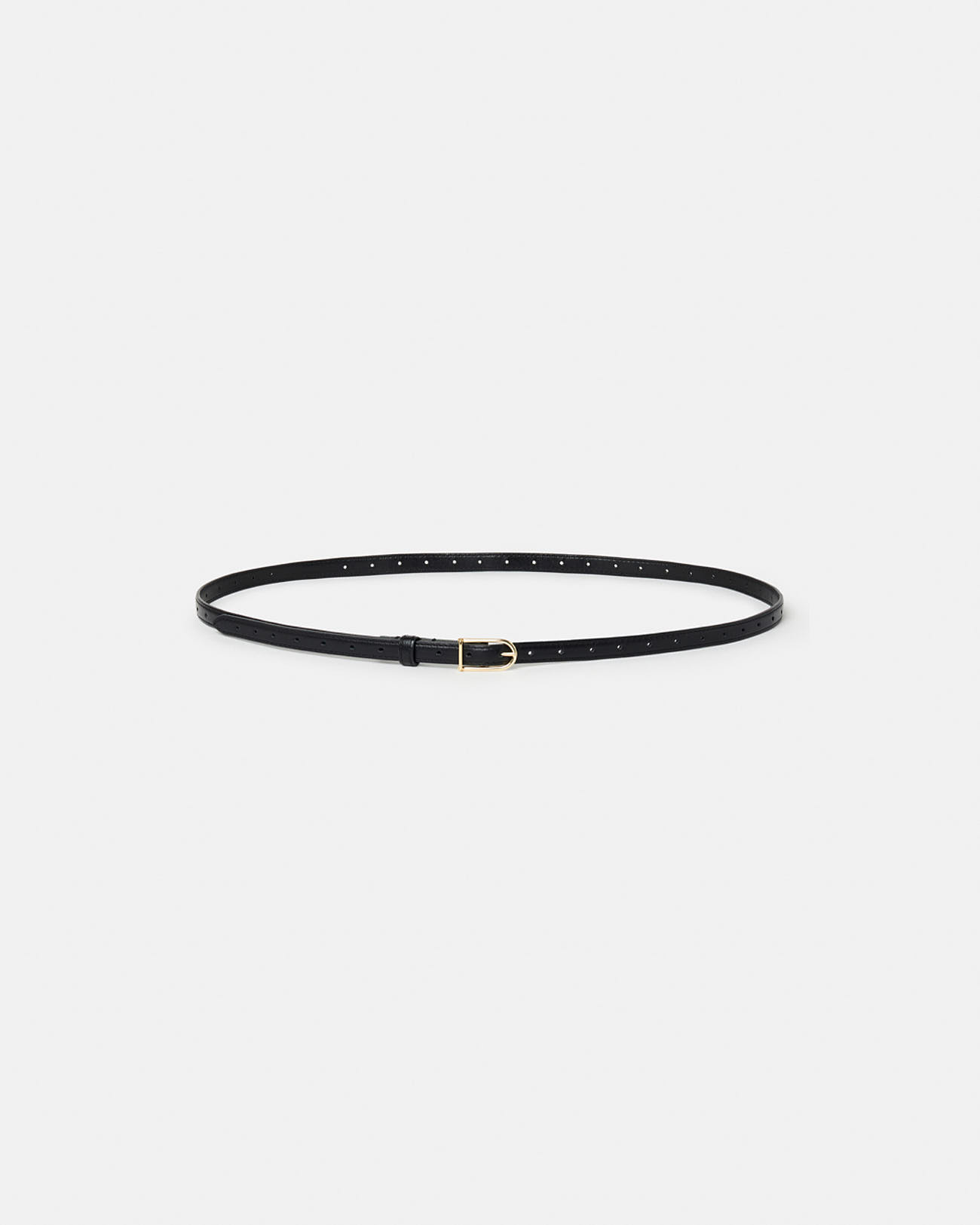 Ceinture Cathy Ceinture en cuir noire ZAPA