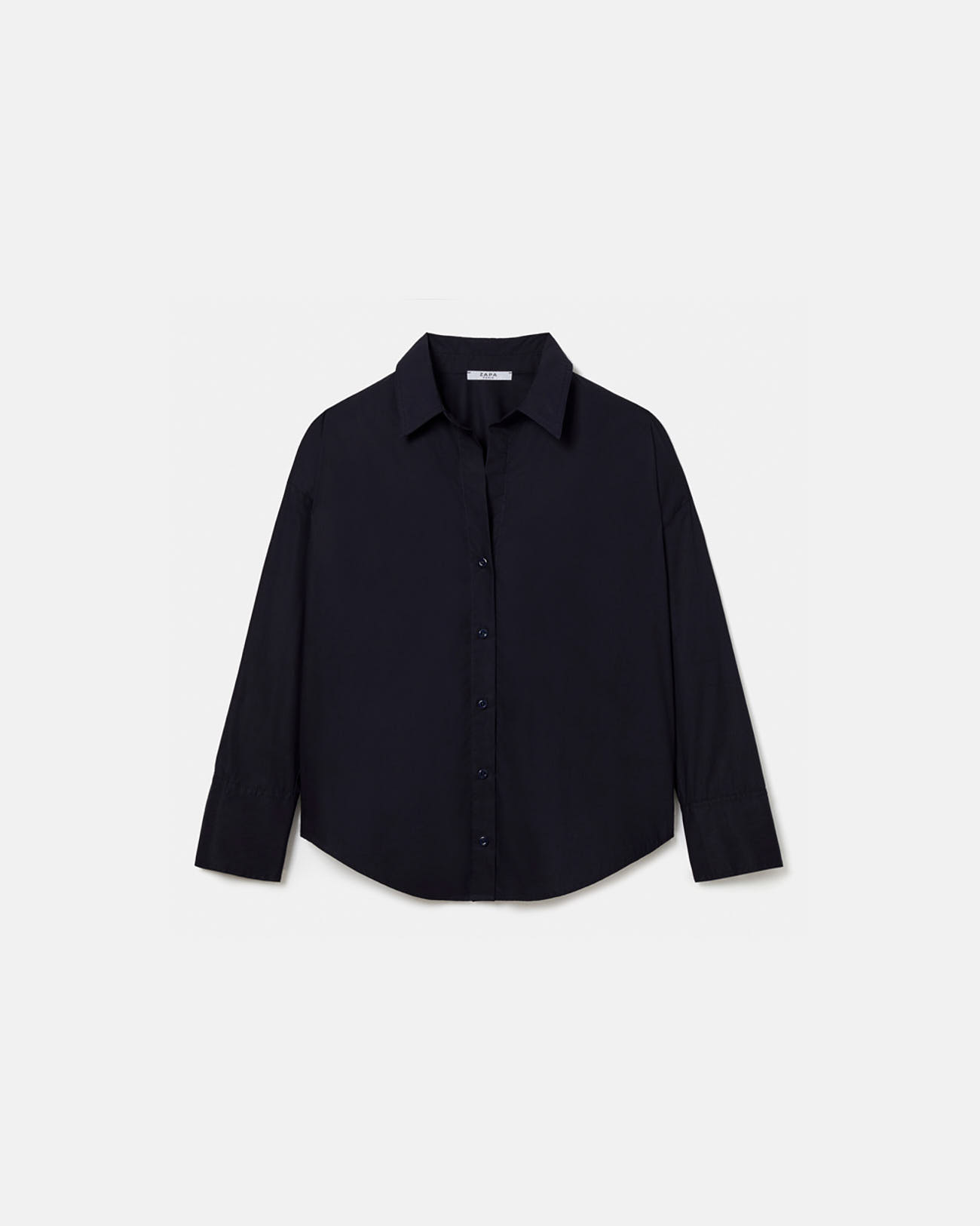 Chemise Carea Chemise en popeline marine ZAPA