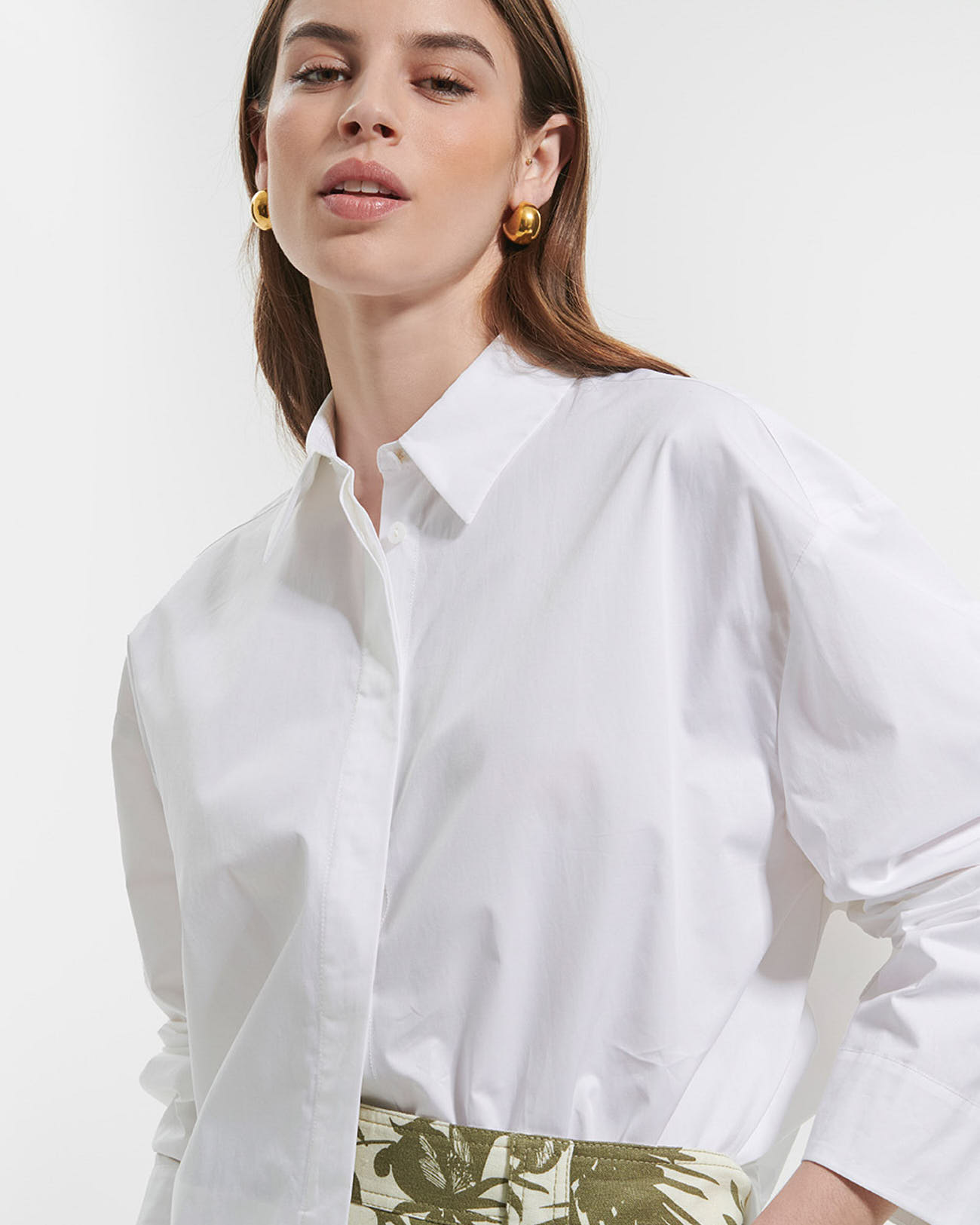 Chemise Canberra Chemise en popeline blanche ZAPA