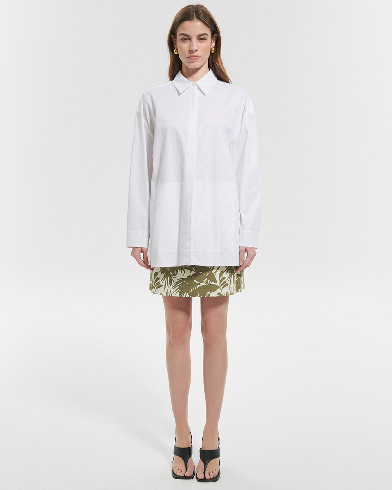 Chemise Canberra Chemise en popeline blanche ZAPA