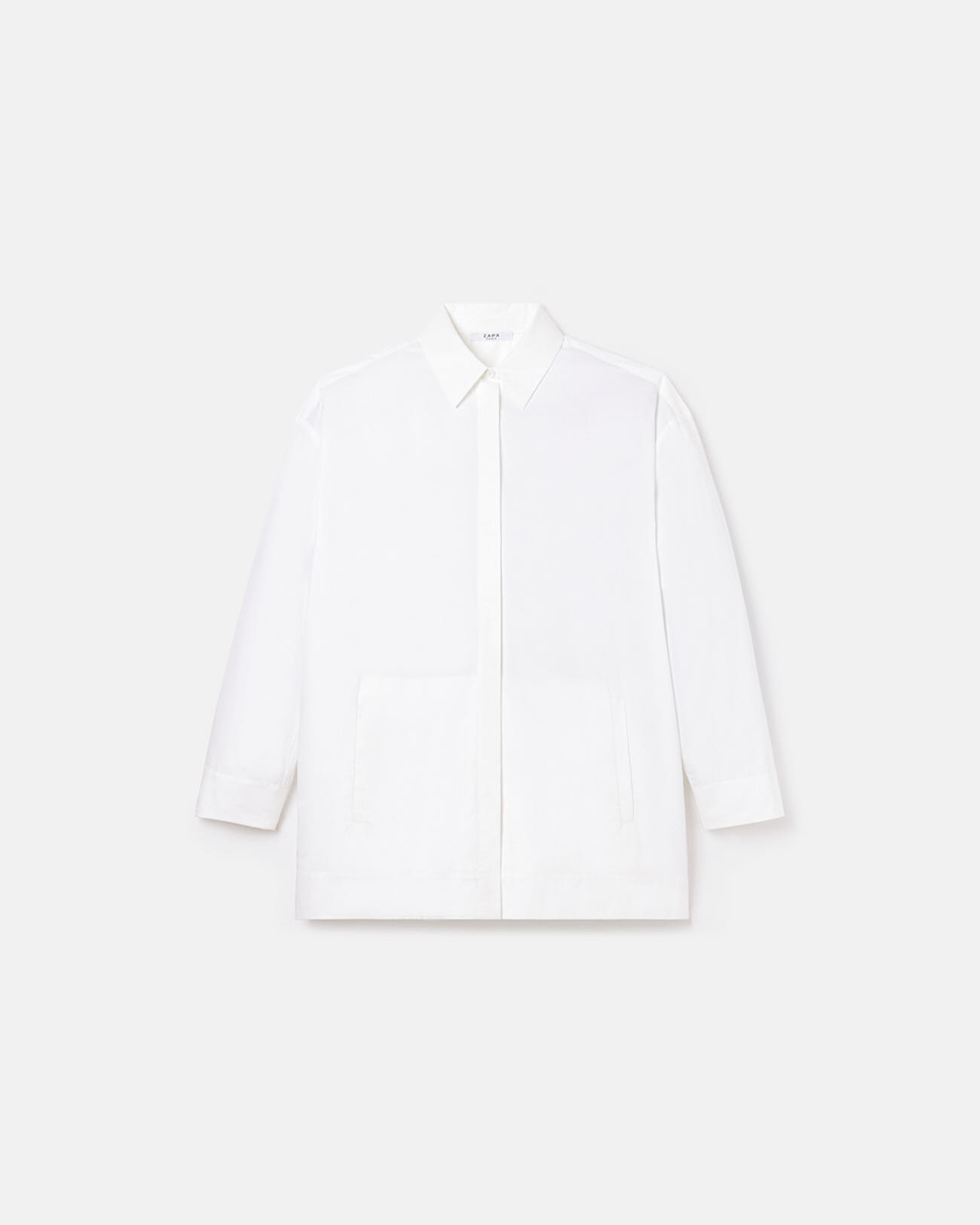 Chemise Canberra Chemise en popeline blanche ZAPA
