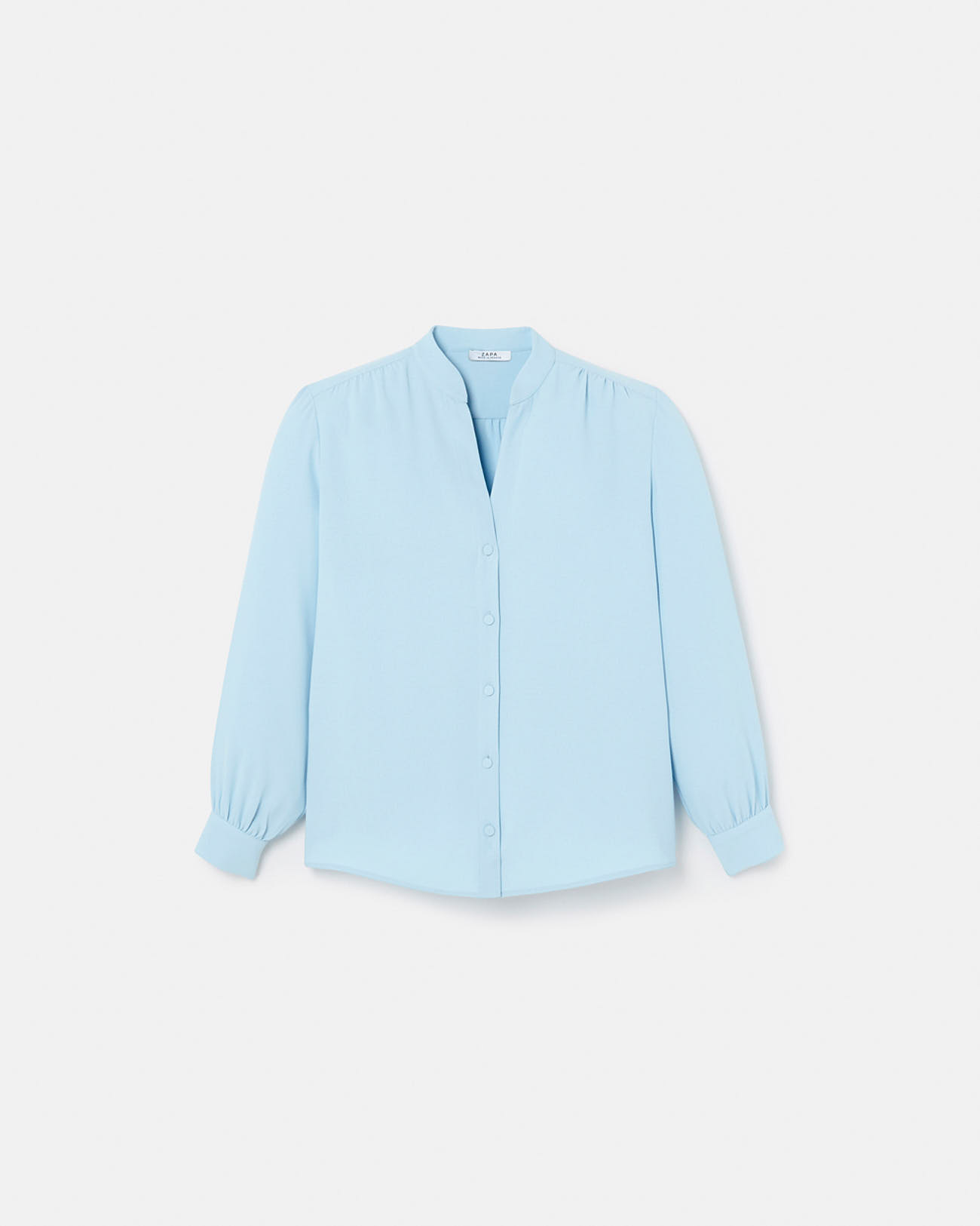 Blouse Tiberina Chemise fluide bleu ciel ZAPA