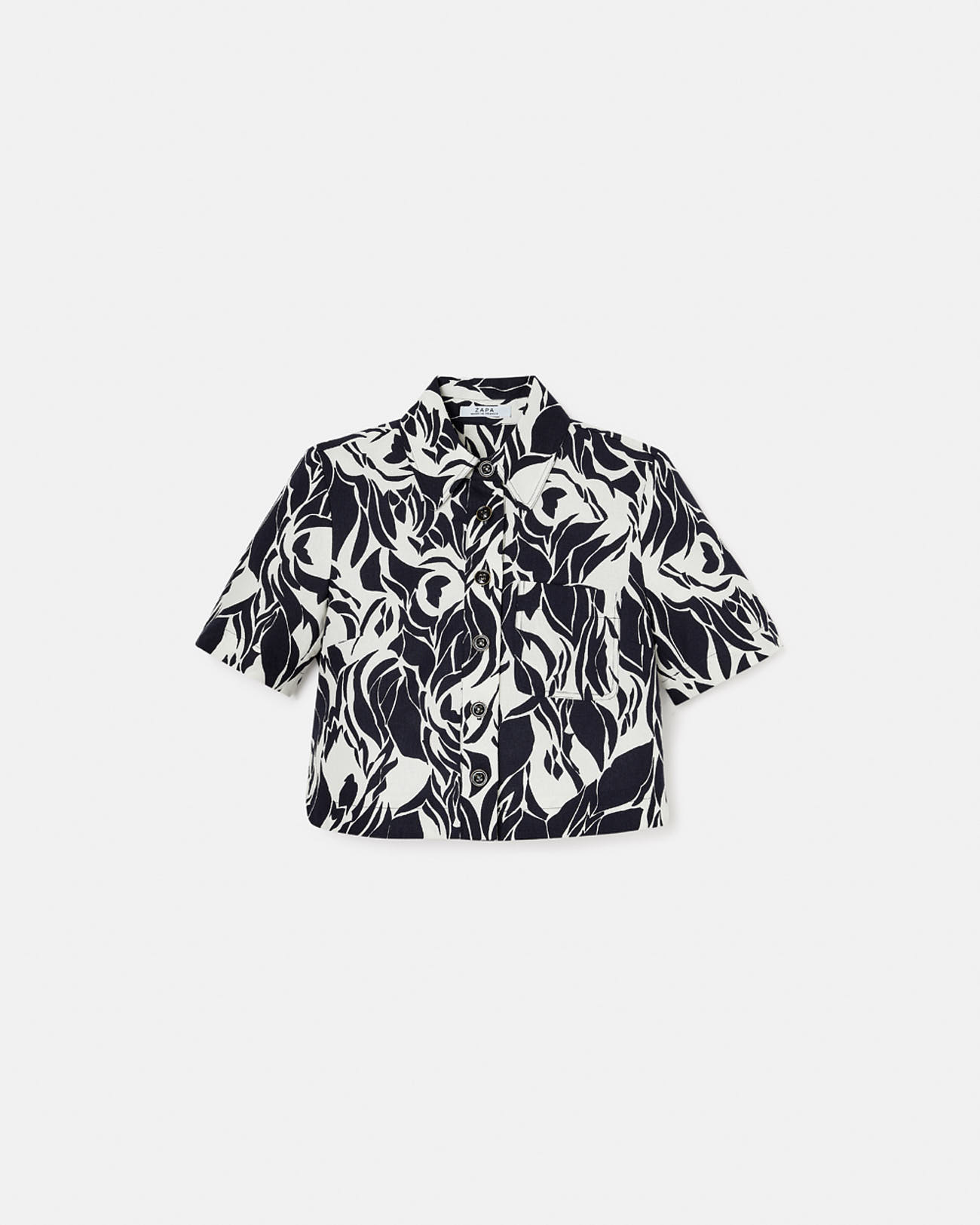 Chemise Celinette Chemise courte &agrave; imprim&eacute; ZAPA