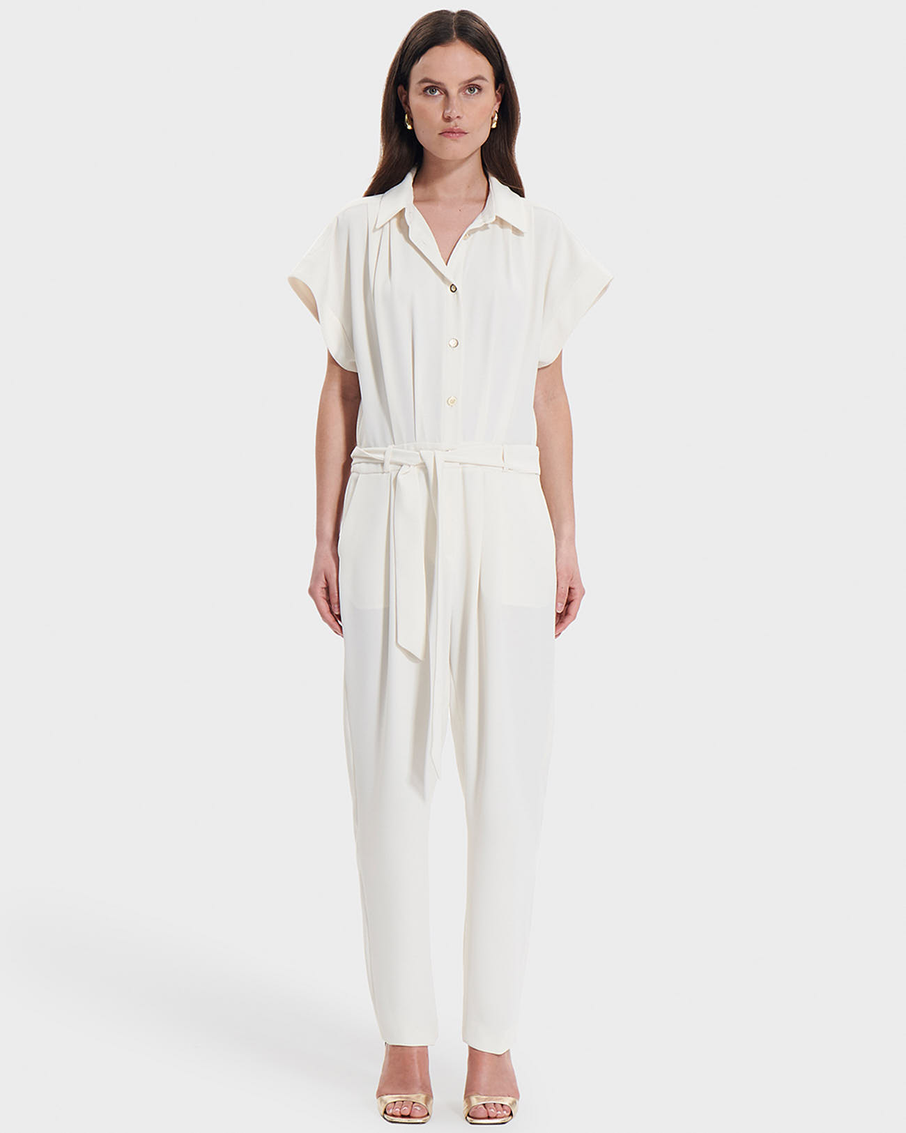 Combinaison Carina Combinaison chemise &eacute;crue ZAPA