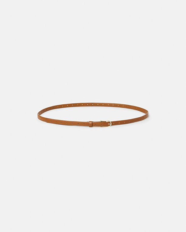 Ceinture Cathy Ceinture en cuir cognac ZAPA