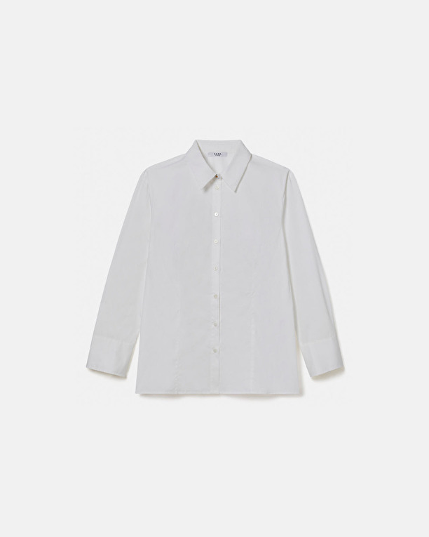 Chemise Coraline Chemise en popeline blanc ZAPA