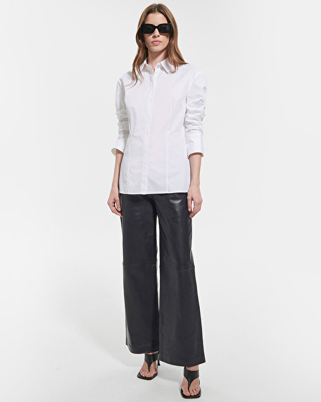 Chemise coraline chemise en popeline blanc zapa