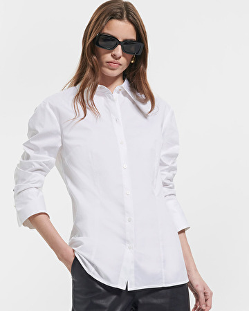 Chemise Coraline Chemise en popeline blanc ZAPA