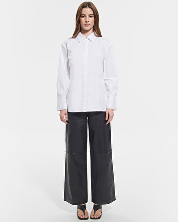 Chemise Coraline Chemise en popeline blanc ZAPA