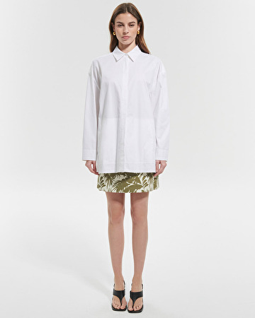 Chemise Canberra Chemise en popeline blanche ZAPA