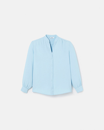 Blouse Tiberina Chemise fluide bleu ciel ZAPA