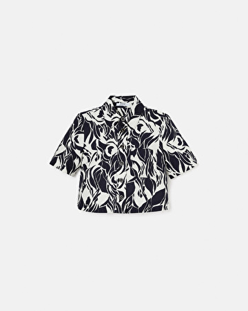 Chemise Celinette Chemise courte &agrave; imprim&eacute; ZAPA