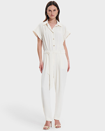 Combinaison Carina Combinaison chemise écrue ZAPA