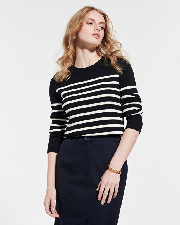 Pull Natacha Pull &agrave; rayures ZAPA