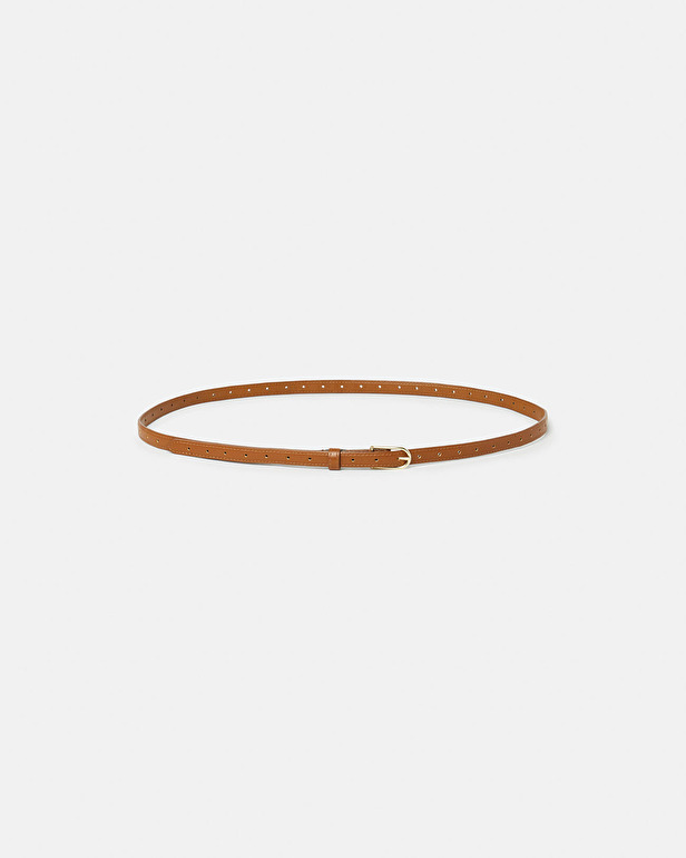 Ceinture Cathy Ceinture en cuir cognac ZAPA