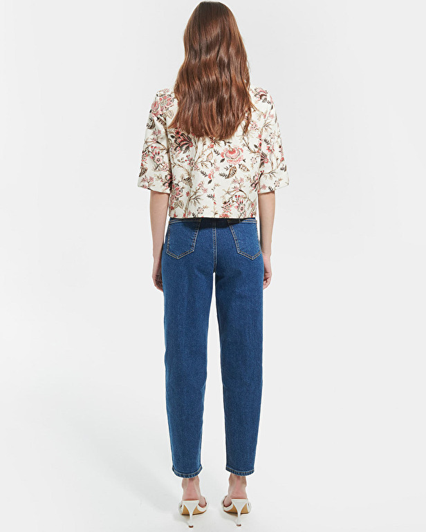 Chemise Cyrille Chemise droite &agrave; imprim&eacute; floral ZAPA
