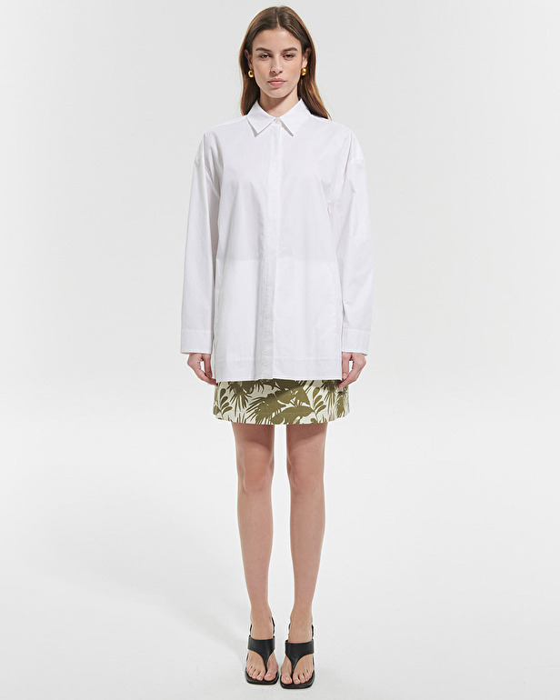 Chemise Canberra Chemise en popeline blanche ZAPA