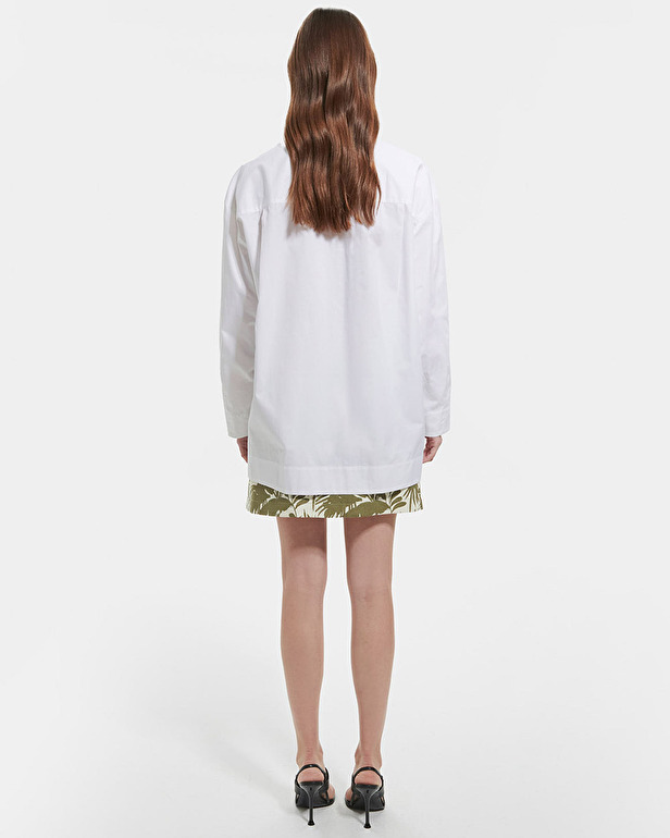 Chemise Canberra Chemise en popeline blanche ZAPA