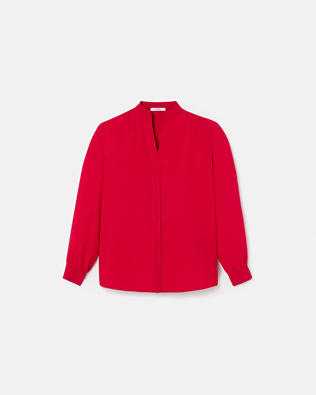 Blouse Tiberina Chemise fluide rouge ZAPA