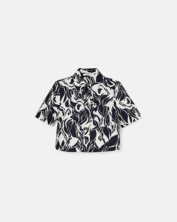 Chemise Celinette Chemise courte &agrave; imprim&eacute; ZAPA