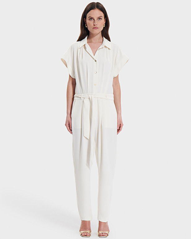 Combinaison Carina Combinaison chemise &eacute;crue ZAPA
