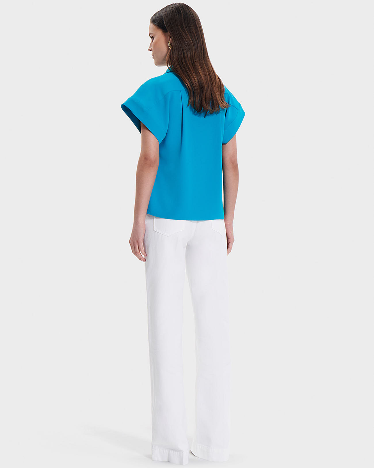 Top Tarina Chemise manches courtes peacock ZAPA