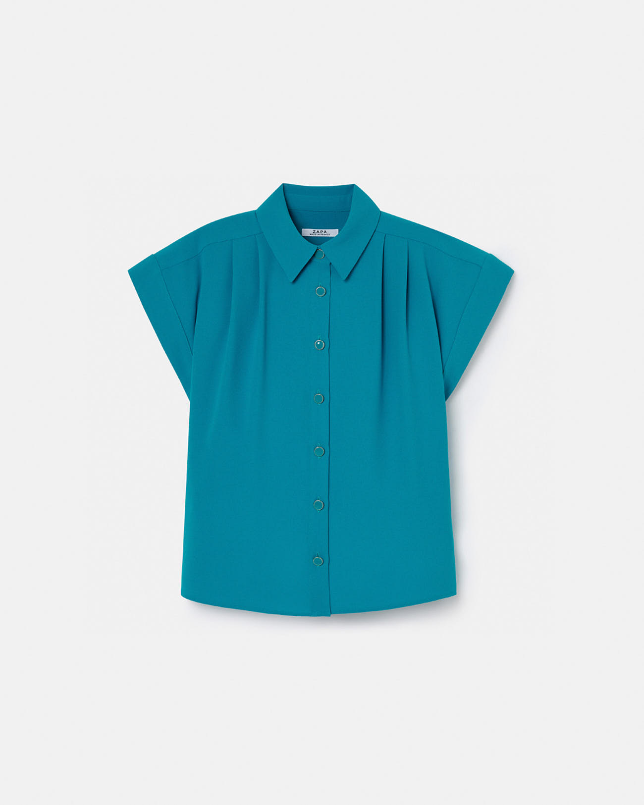 Top Tarina Chemise manches courtes peacock ZAPA