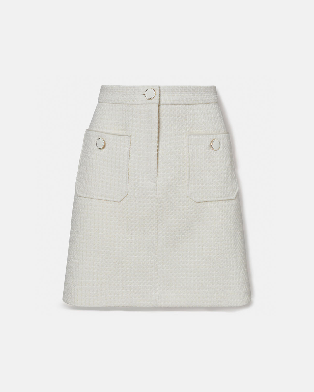 Jupe Jini Jupe trap&egrave;ze en tweed ZAPA