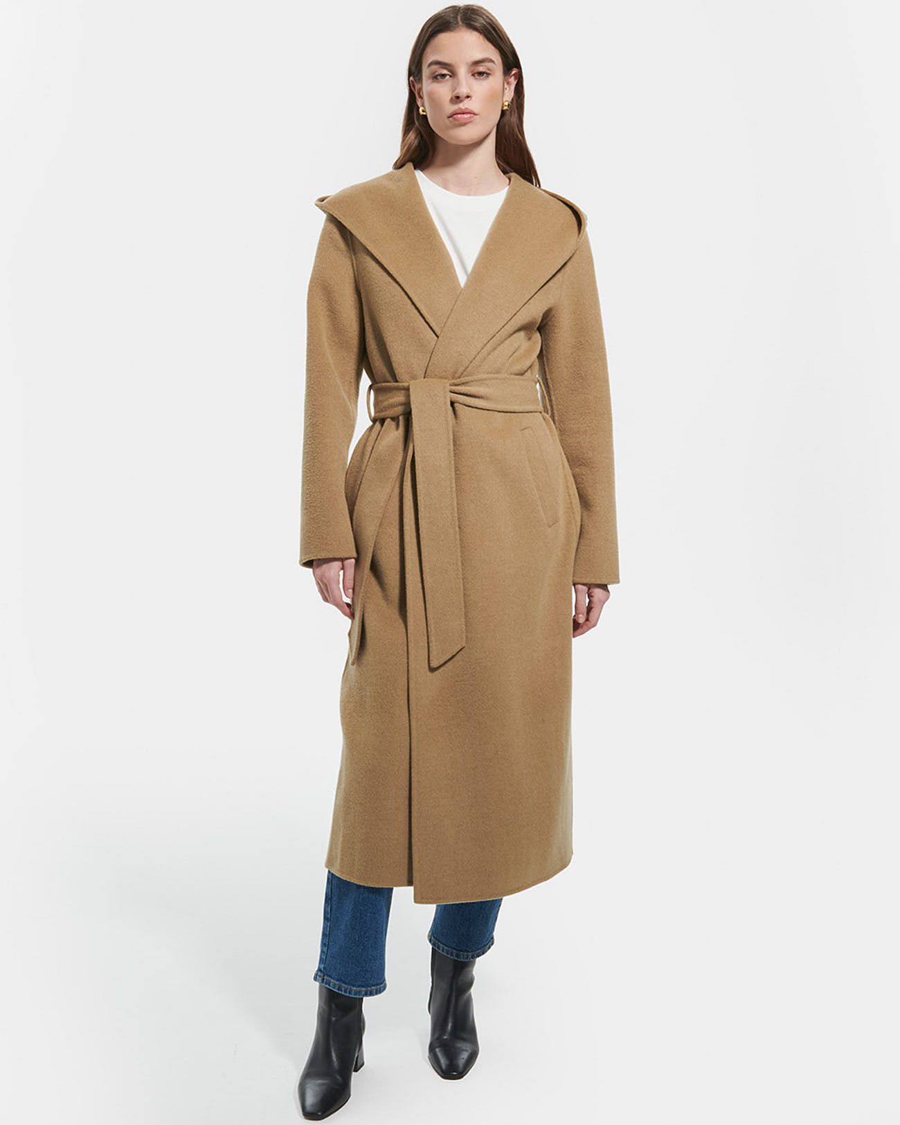 Manteau Zapa écossais Noir Et Rouge - Taille 34/36 - Laine Et Polyamide - Occasion Très Bon état
