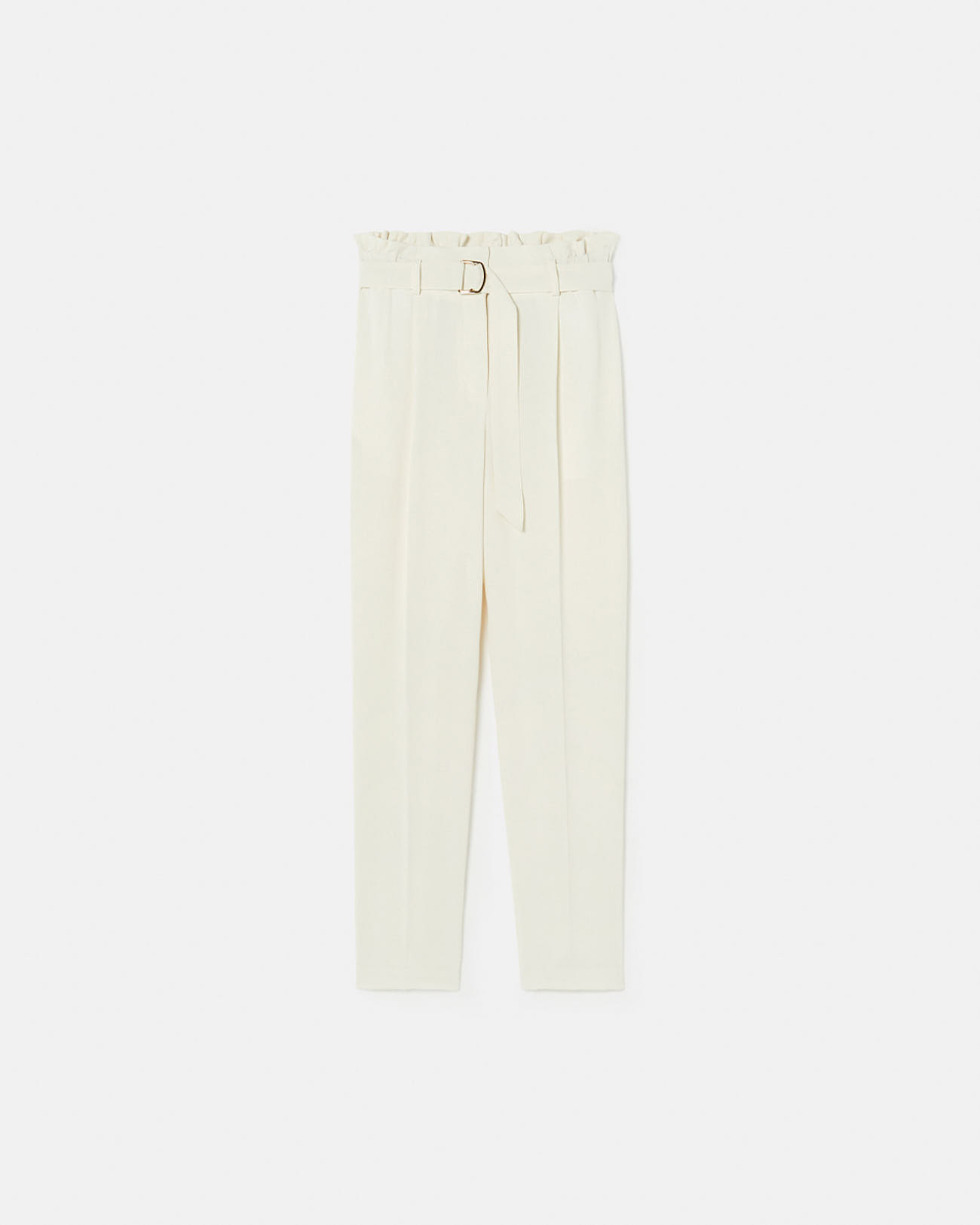 Pantalon Patricia Pantalon droit en cr&ecirc;pe &eacute;cru ZAPA