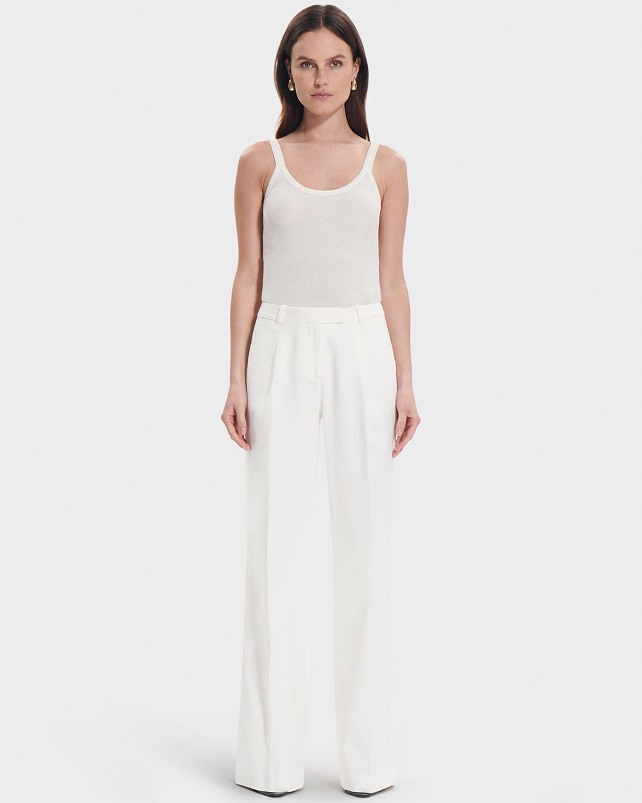 Pantalon Pleyel Pantalon fluide &eacute;cru ZAPA