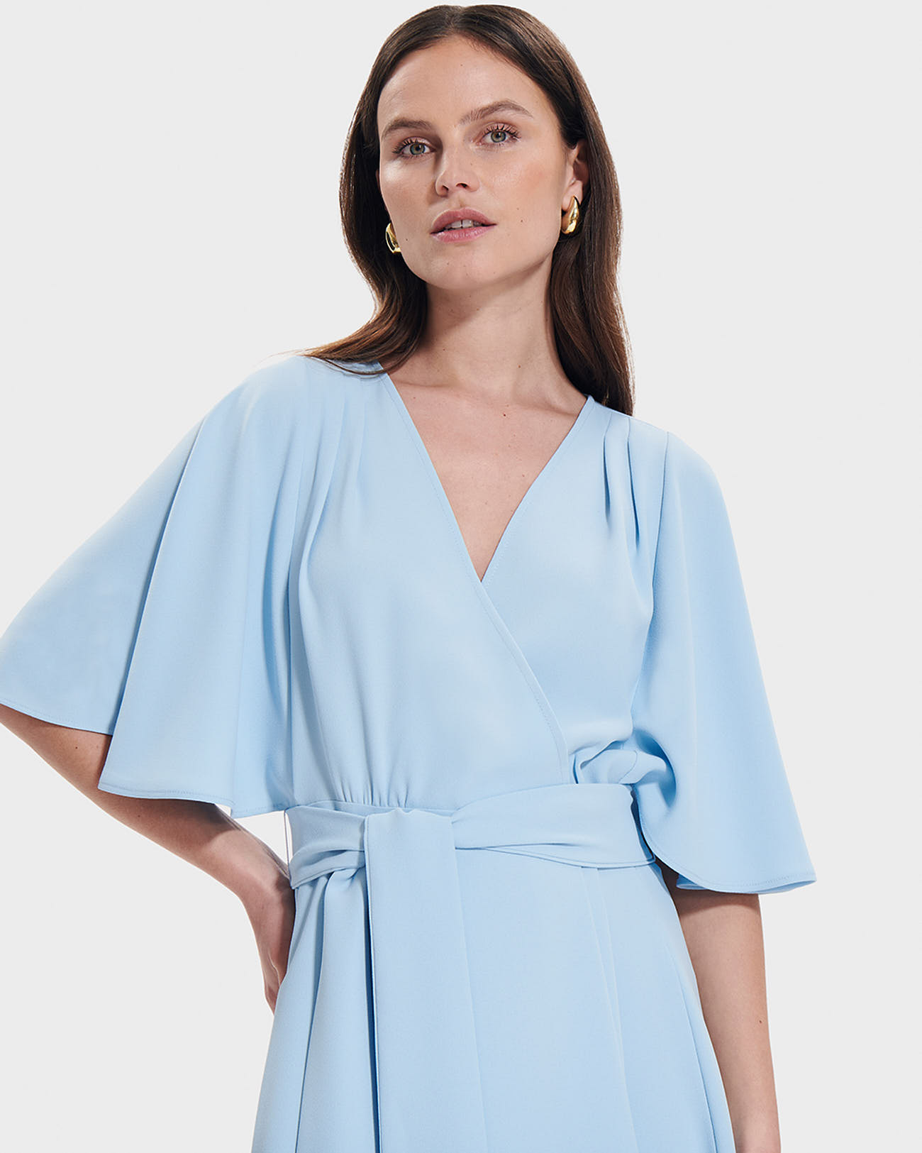 Robe Russel Robe portefeuille bleu ciel ZAPA