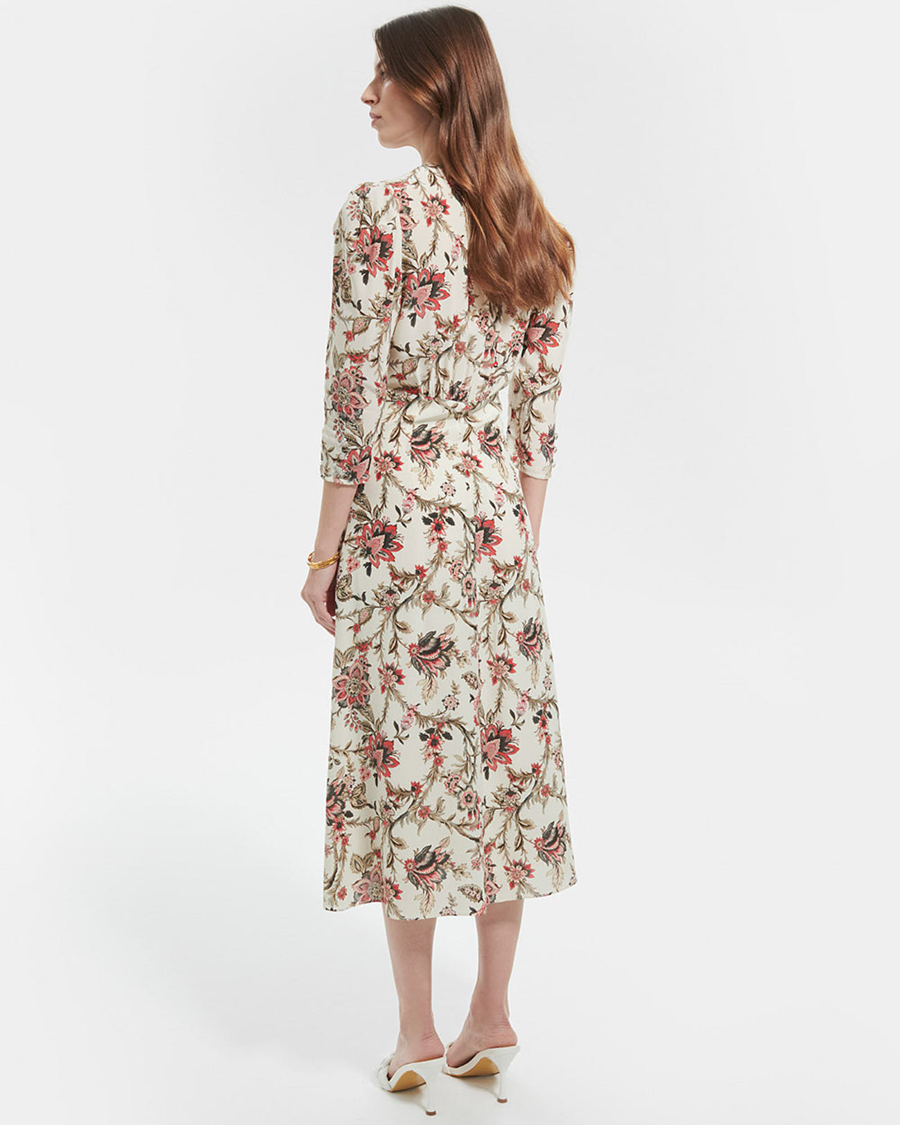 Robe Roanita Robe longue &agrave; imprim&eacute; floral ZAPA