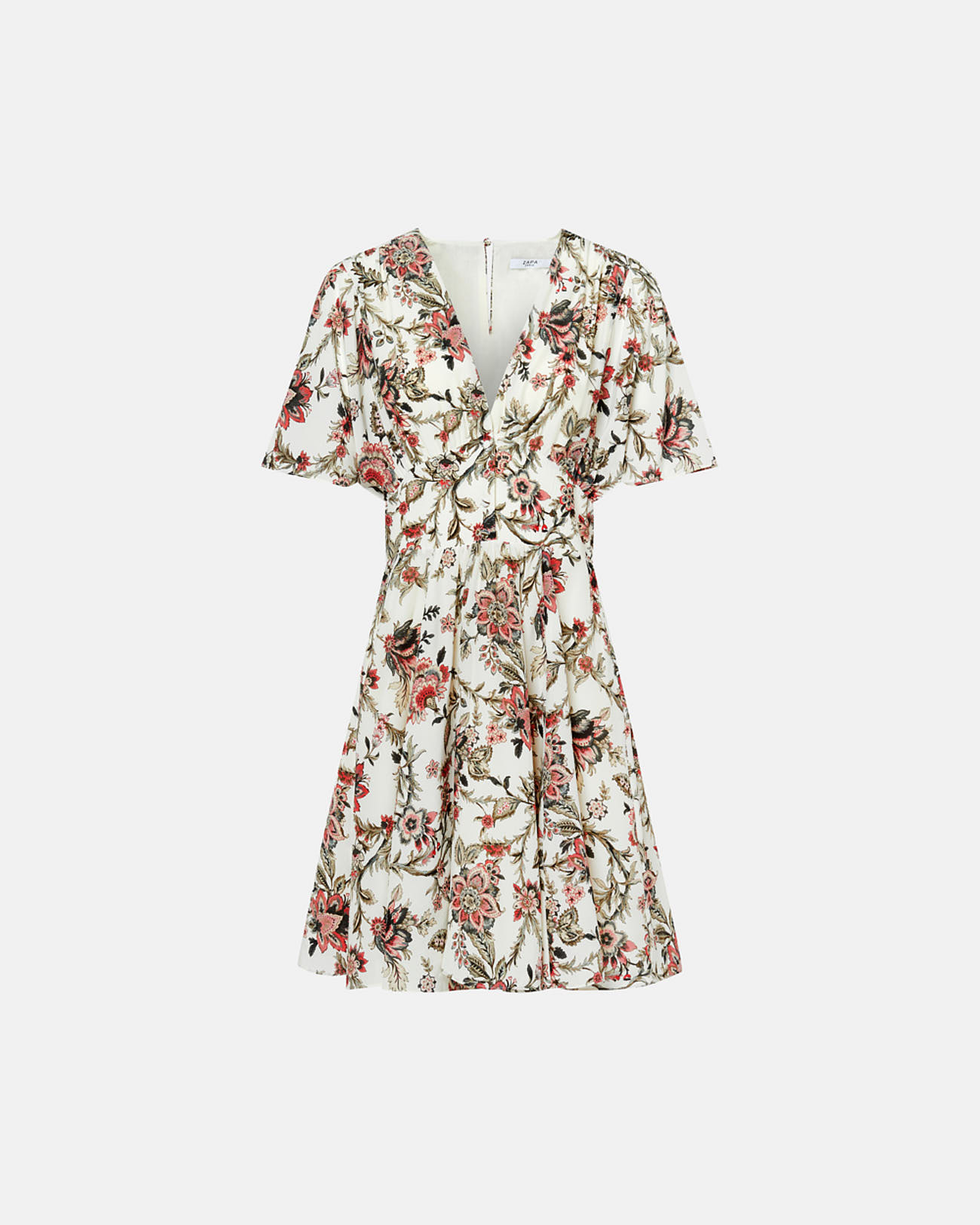 Robe Roswell Robe courte &agrave; imprim&eacute; floral ZAPA