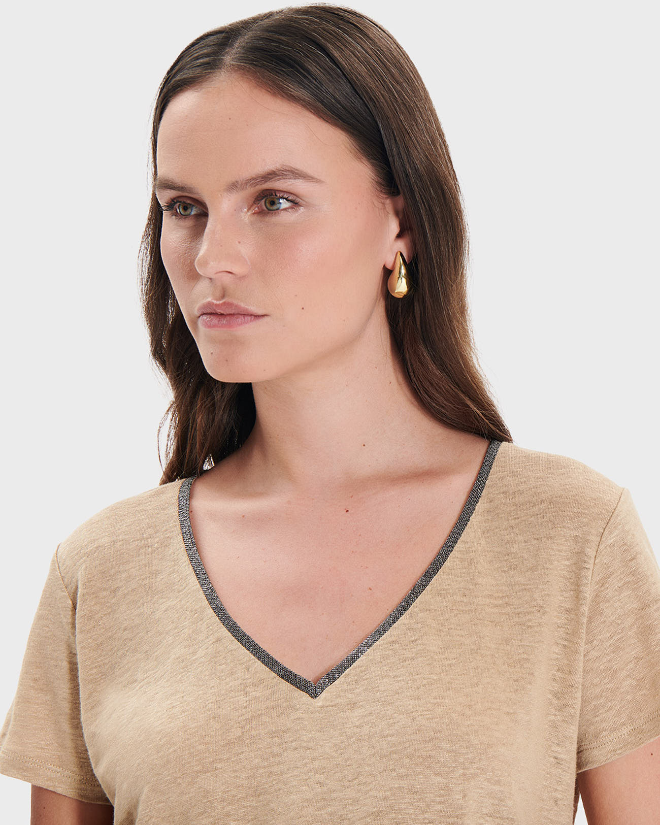 Top Tasmanie Top jersey beige ZAPA