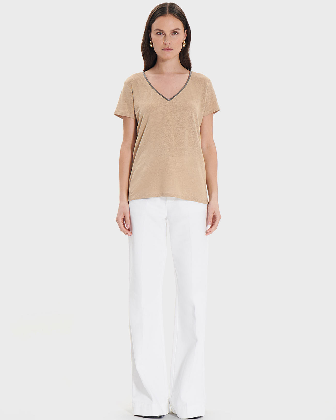 Top Tasmanie Top jersey beige ZAPA