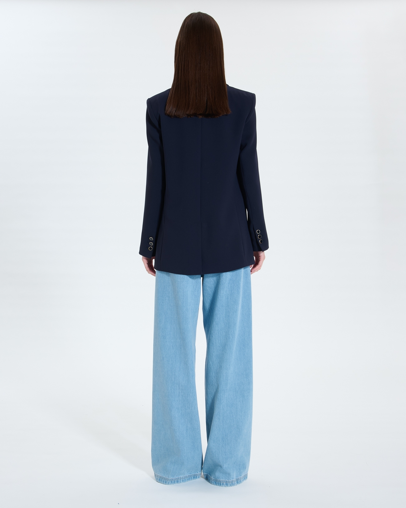 Veste Victorina Veste de tailleur en cr&ecirc;pe nocturne ZAPA