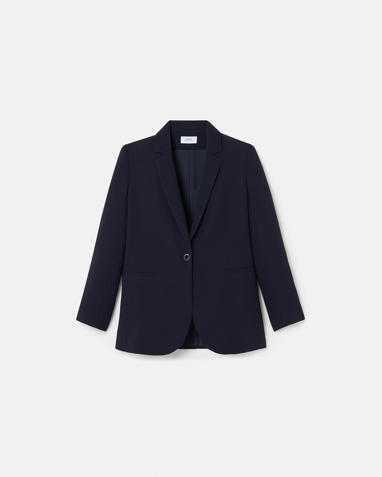 Veste Victorina Veste de tailleur en cr&ecirc;pe nocturne ZAPA